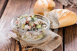 Herring Salad (with bread)
