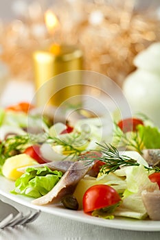 Herring salad for Christmas