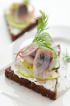 Herring sandwich