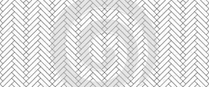 Herringbone floor seamless pattern with wooden zigzag panels and planks