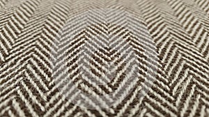 Herringbone Patterned Fabric Texture Background