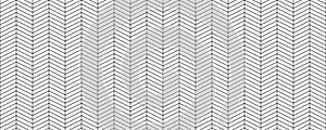 Herringbone seamless pattern. Black and white chevron background. Repeating zigzag wallpaper. Diagonal lines textile or