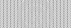 Herringbone seamless pattern. Black and white chevron background. Repeating zigzag wallpaper. Diagonal lines textile or