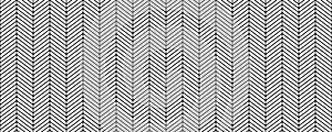 Herringbone seamless pattern. Black and white chevron background. Repeating zigzag wallpaper. Linear textile or fabric