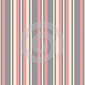 Herringbone stripe pattern. Seamless retro brown  coral pink  beige vertical stripes for interior design  dress  shorts  trousers.