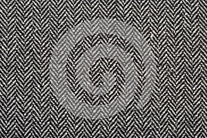 Herringbone tweed wool fabric as background