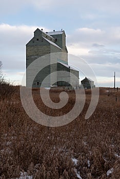 Herronton`s old Alberta Wheat Pool grain elevator