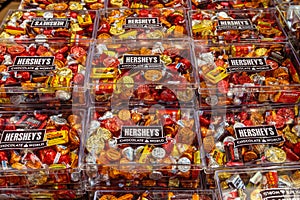 Hershey`s Famous Chocolate Kisses and Assorted Candies