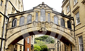 Hertford Bridge in Oxford a Skywalk Connecting Two parts of Hertford College