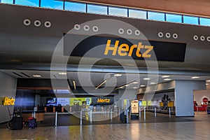 Hertz Airport Rental Car Area