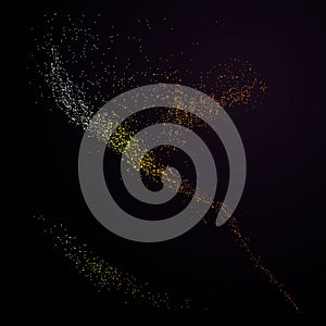 Hertzprung-Russel diagram, scatter plot of start diagram. Main sequence stars, hypergiants, giants, dwarf stars