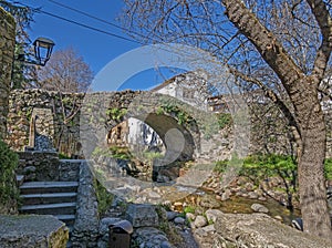 Hervas, Medieval Stone Bridge, Jewish Quarter, photo