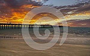 Hervey Bay Jetty sunrise sunset Queensland Australia