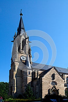 The Herz-Jesu-Kirche parish church is a Roman Catholic church in the city center of the Bavarian spa town of Bad Kissingen.
