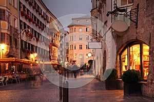 Herzog Friedrich Street in Innsbruck, Austria photo