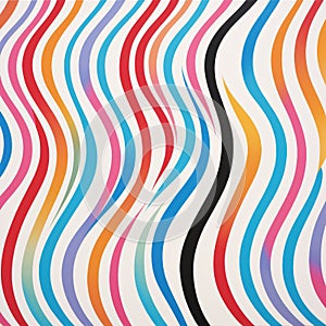 Hesitate: A Minimalist Abstract Inspired By Bridget Riley