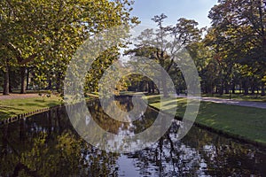 Het park in Rotterdam on sunny day