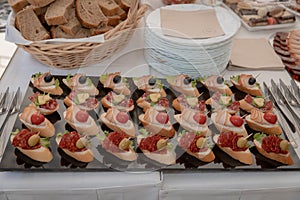 Het voedsel van de catering photo