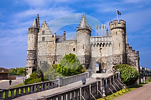 Het Steen castle in Antwerpen