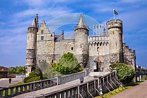Het Steen castle in Antwerpen