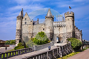 Het Steen castle in Antwerpen photo