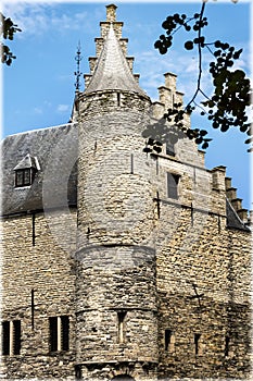 Het Steen fortress in Antwerp, Belgium