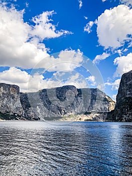 Hetch Hetchy lake Reservoir Waterfall