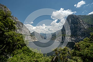 Hetch Hetchy Resevoir Full after Heavy Snow Year