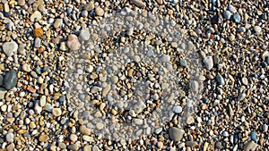 heterogeneous texture of stones and sand backgroun