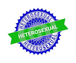 HETEROSEXUAL Bicolor Clean Rosette Template for Stamps