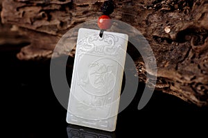 Hetian jade pendant
