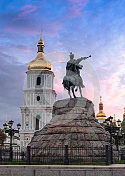 Hetman Bohdan Khmelnytsky statue in Kiev