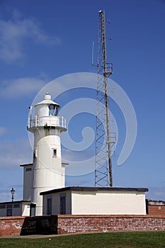 The Heugh Lighthouse on Hartlepool Headland photo