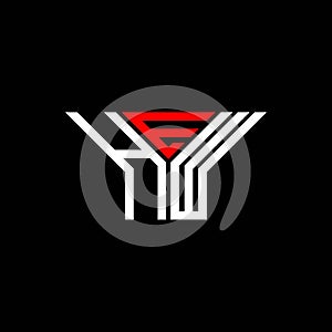 HEW letter logo creative design with vector graphic, HEW simple and modern logo