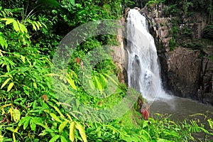 Hew Narok waterfall in Thailand