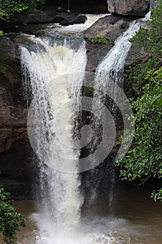 The Hew Suwat waterfall at Khao Yai National Park