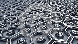 Hex Abstract Background