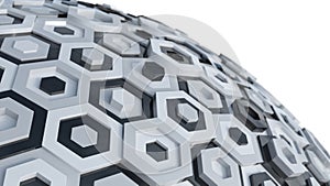 Hex Abstract Background