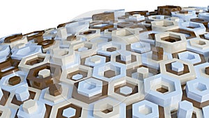 Hex Abstract Background