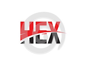 HEX Letter Initial Logo Design Vector Illustration
