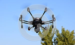 Hexacopter with Surveillance Camera