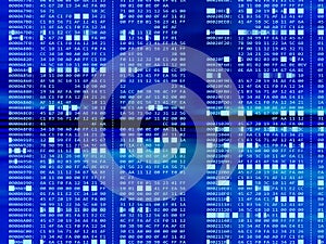 Hexadecimal code background