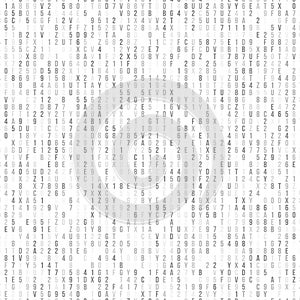 Abstract matrix background.