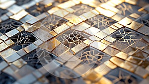 hexagon abstract geometric pattern wall texture backdrop