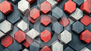 hexagon abstract geometric pattern wall texture backdrop