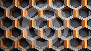 hexagon abstract geometric pattern wall texture backdrop