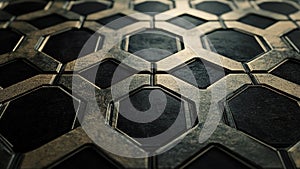 hexagon abstract geometric pattern wall texture backdrop