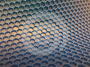 Hexagon backdrop with fade