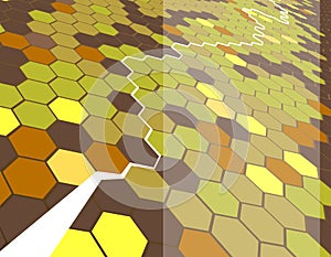 Hexagon background