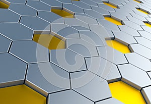 Hexagon background. Abstract background which can be used as a design element